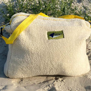 Bentcho Schlafsack BENT 200 x 80 cm inkl. Kapuze Scandi Uni grün