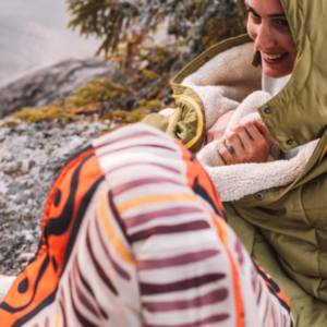 Bentcho Schlafsack BENT 200 x 80 cm inkl. Kapuze Scandi Uni grün