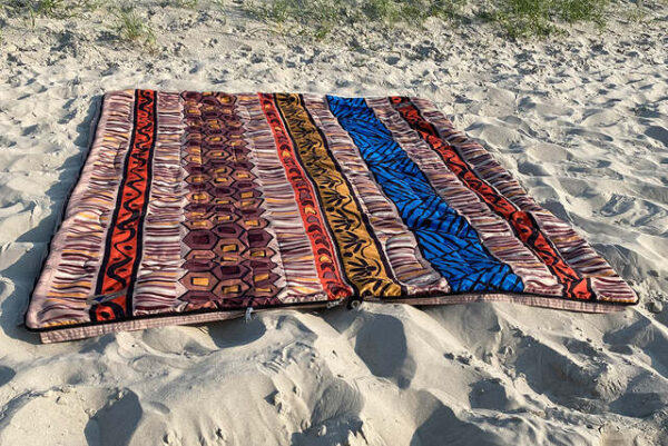 Bentcho Schlafsack BENT 200 x 80 cm inkl. Kapuze Afrika – Bild 3