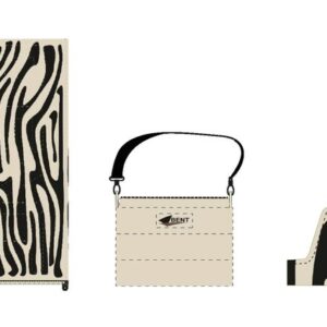 Bentcho Schlafsack BENT 200 x 80 cm inkl. Kapuze Zebra