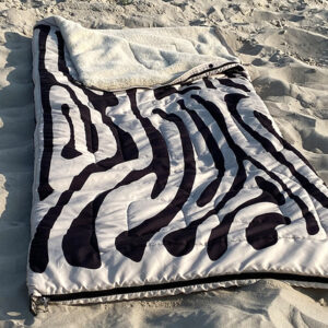 Bentcho Schlafsack BENT 200 x 80 cm inkl. Kapuze Zebra