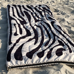 Bentcho Schlafsack BENT 200 x 80 cm inkl. Kapuze Zebra