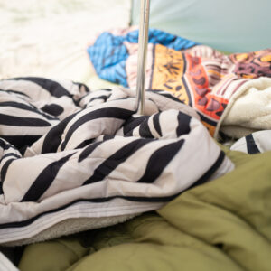 Bentcho Schlafsack BENT 200 x 80 cm inkl. Kapuze Zebra