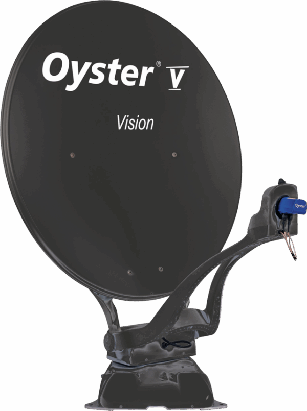 Sat Anlage automatisch Oyster 5 Vision 85 Twin SKEW Farbe anthrazit