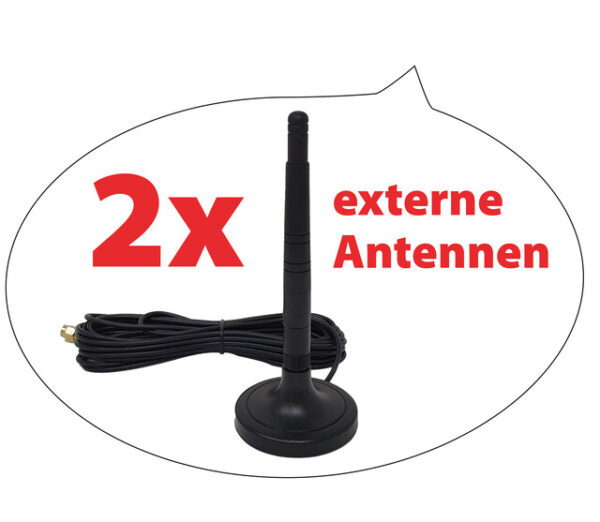 Rückfahrkamera-Set CAR GUARD 7 Zoll Monitor+Funk R.Kamera bis 4 Kameras – Bild 3