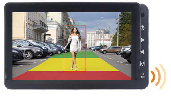 Rückfahrkamera-Set CAR GUARD RAV-KI Personenerkennung – Bild 2