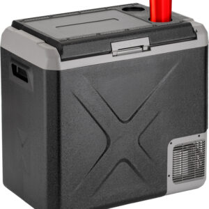 Kompressorkühl- und Gefrierbox Polarys freeze SZ50 50 l, Farbe schwarz/grau