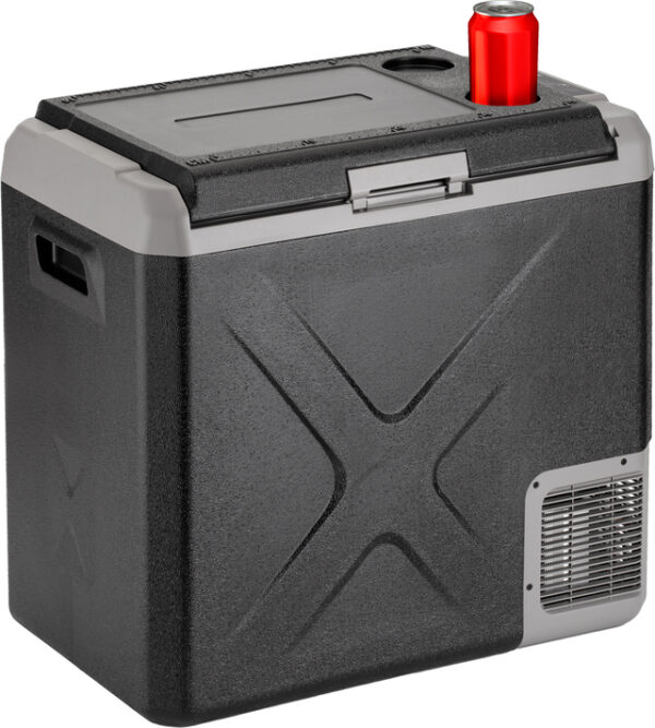 Kompressorkühl- und Gefrierbox Polarys freeze SZ50 50 l, Farbe schwarz/grau