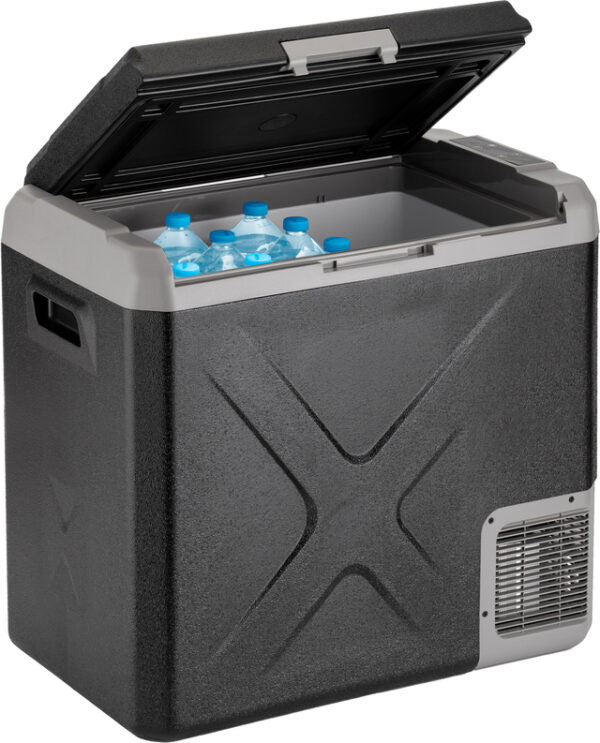 Kompressorkühl- und Gefrierbox Polarys freeze SZ50 50 l, Farbe schwarz/grau – Bild 3
