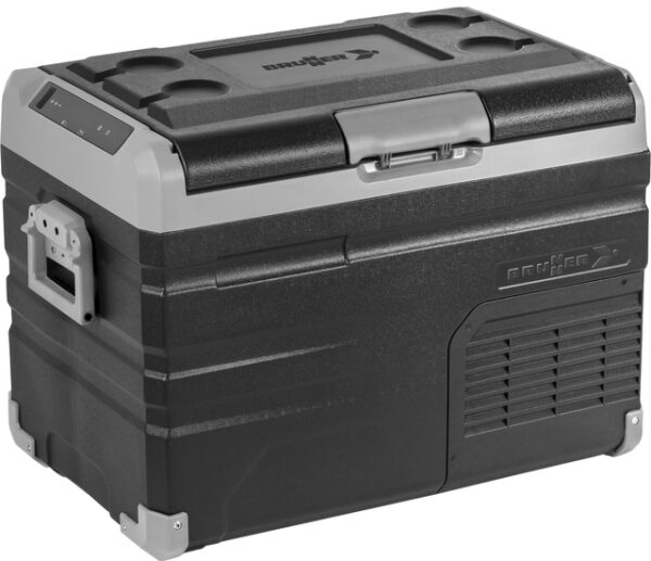 Kompressorkühl- und Gefrierbox Polarys freeze DZ35 35 l, Farbe schwarz/grau