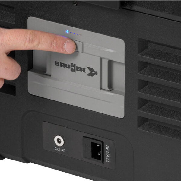 Kompressorkühl- und Gefrierbox Polarys freeze DZ45 45 l, Farbe schwarz/grau – Bild 8