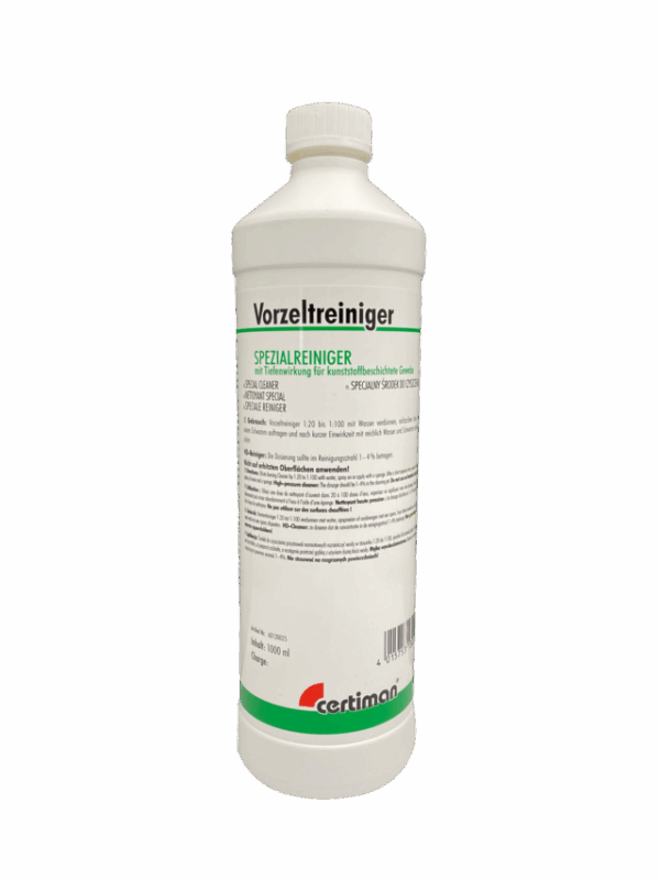 Vorzeltreiniger Certiman Inhalt 1 l CH-Version