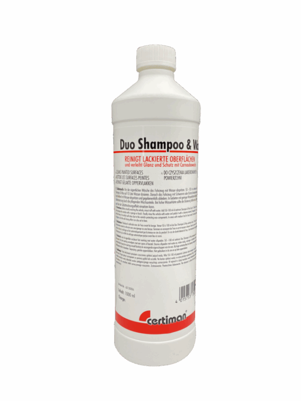 Duo Shampoo & Wax Certiman Inhalt 1 l CH-Version