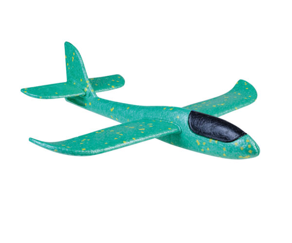 Flugzeug zum Gleiten Foam Glider, ca. 36 x 37 cm 2-farbig – Bild 2