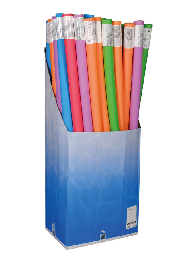 PE-Wassernudel im Display HAPPY PEOPLE 70 mm Durchmesser x 1600 mm Inhalt: 50 Stück