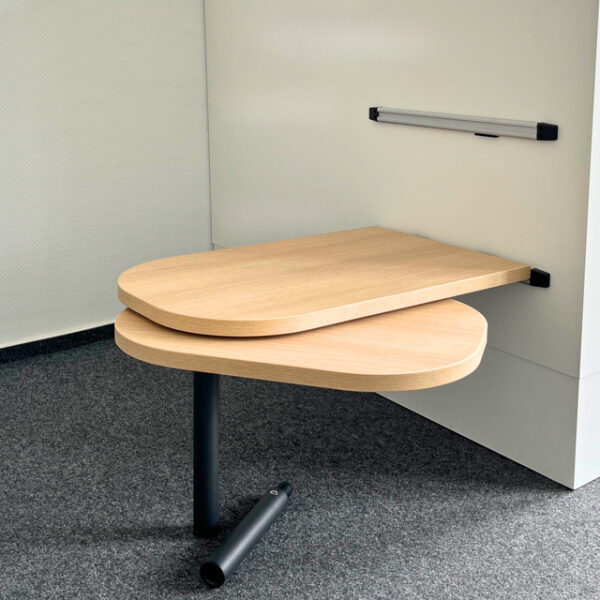 Komplettsystem mit Tischplatte Viertec, Lindbergeiche – Bild 2