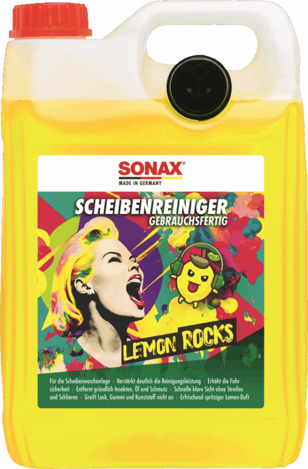 Scheibenreinigung Sonax Lemon Rocks Inhalt 5 l