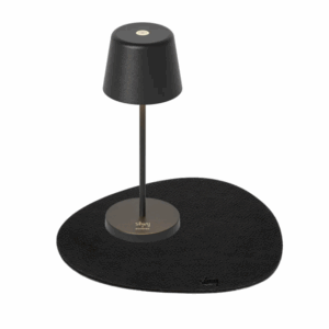 Magnet-Leuchte MONACO BLACK silwy, inkl. Platzset
