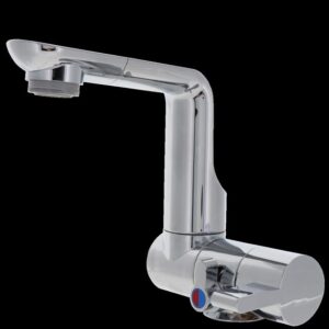 Aut.-Mischer ARONA COMET Auslauf 10 cm, chrom