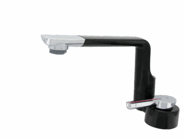 Einhebelmischer FLORENZ COMET schwarz/chrom