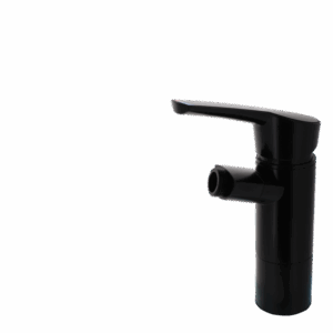 Dusch-Einhebelmischer COMO, Comet mattschwarz, Höhe 17 cm Duschanschluss 1/2