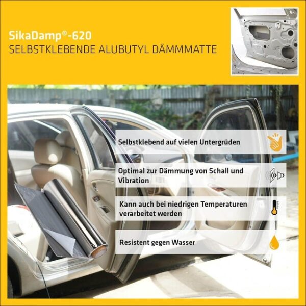 Sika Damp-620 5 Meter Rolle 1,8 mm x 0,5 m x 5 m – Bild 2