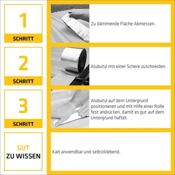 Sika Damp-620 5 Meter Rolle 1,8 mm x 0,5 m x 5 m – Bild 3