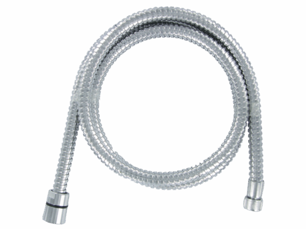 Gliederschlauch COMET chrom 1,5 m, 1/2 Rändelmutter Innendrm. 8 mm