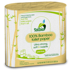 Toilettenpapier Solbio 100_ Bambus, 4 Stück