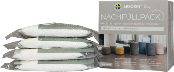 Absodry Duo Family Nachfüllpackung  ABSODRY für Series 3, 4 x 300 g – Bild 2