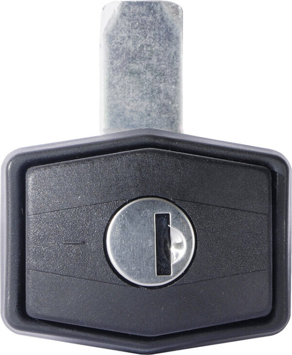 Druckdrehverschluss STS Oberholz Hexagon STS/Zadi Zyl. Zubehör 1 Zyl/2 Schl. Farbe schwarz – Bild 2