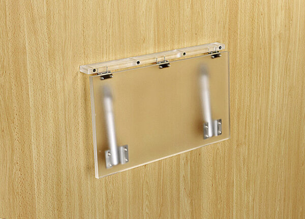 Tischplattenhalter für abklappbare Tischplatten Aluminium 25,2 cm – Bild 3
