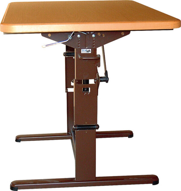 Hubtischgestell Länge 60 cm Höhe 30 - 71 cm Farbe anthrazit – Bild 2