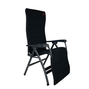 Liegestuhl CRESPO Air-Deluxe Alu, Farbe schwarz