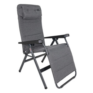 Liegestuhl CRESPO Tex-Supreme Alu, Farbe grau