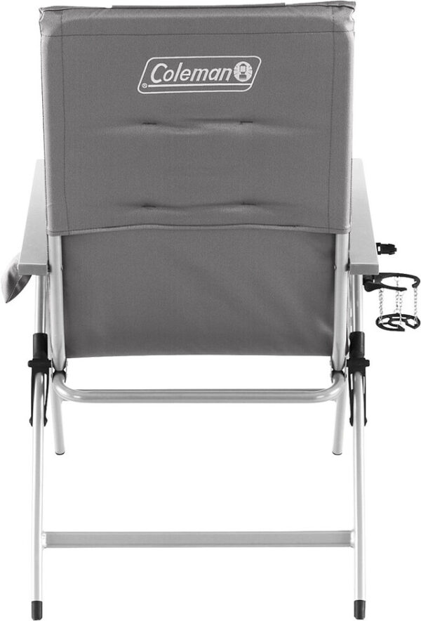 Stuhl Coleman 5 Position Padded Hochlehner 79 x 105 x 61 cm Farbe grau / silber – Bild 3