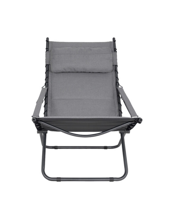 Lounger Stuhl CRESPO Alu, Farbe hellgrau – Bild 2