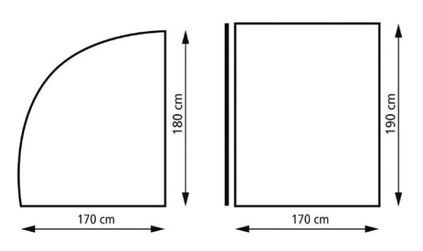 Gerätezelt EuroTrail Bike Shelter XL 190 x 170 x 190 cm – Bild 4