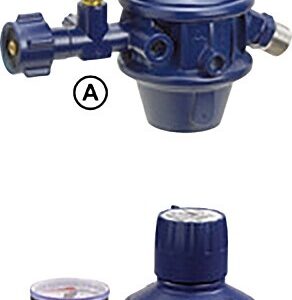 Zweiflaschenanlage GOK Caramatic BasicTwo 30mbar 1,5kg/h Komb.W x G 1/4 LH-KN