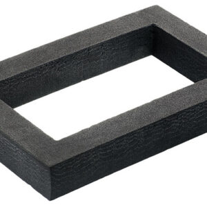 Klimaanlagenadapter Kit Telair für Fahrzeuge mit Dachdicke _ 40 mm, Farbe schwarz