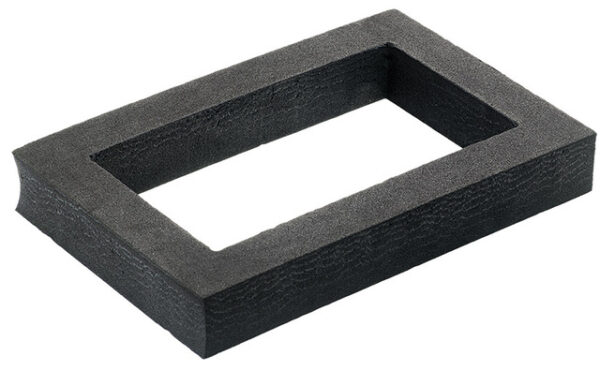 Klimaanlagenadapter Kit Telair für Fahrzeuge mit Dachdicke _ 40 mm, Farbe schwarz