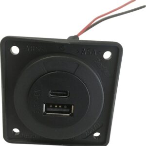 USB-Ladesteckdose Berker Integro A - C,  2-fach, 12 V Farbe anthrazit
