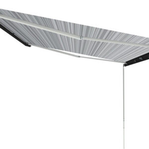 Dachmarkise Kit FIAMMA F80 S passend für Fiat Ducato 370 x 250 cm Tuch Fb. royal grey Gehäuse Fb. deep black