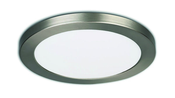 LED Aufbau/Einbauleuchte SCL Slim Flex, 12 W, 3000 K, nickel gebürstet