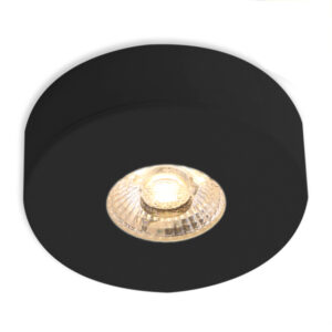LED Ein- und Unterbauleuchte SCL MiniAMP 2,5 W, 12 V DC, 3000 K, dimmbar, schwarz