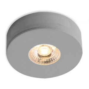 LED Ein- und Unterbauleuchte SCL MiniAMP 2,5 W, 12 V DC, 3000 K, dimmbar, alu gebürstet