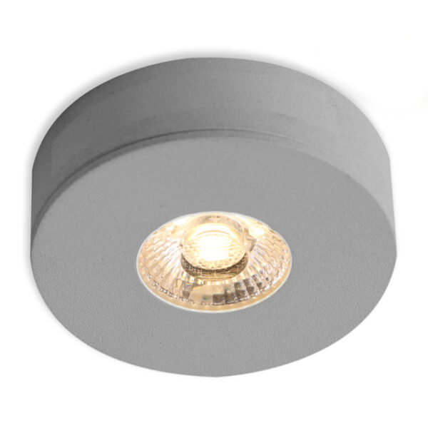 LED Ein- und Unterbauleuchte SCL MiniAMP 2,5 W, 12 V DC, 3000 K, dimmbar, alu gebürstet