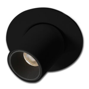 LED Einbauleuchte SCL Pipe MiniAMP 2,5 W, 12 V DC, 3000 K , dimmbar, schwarz