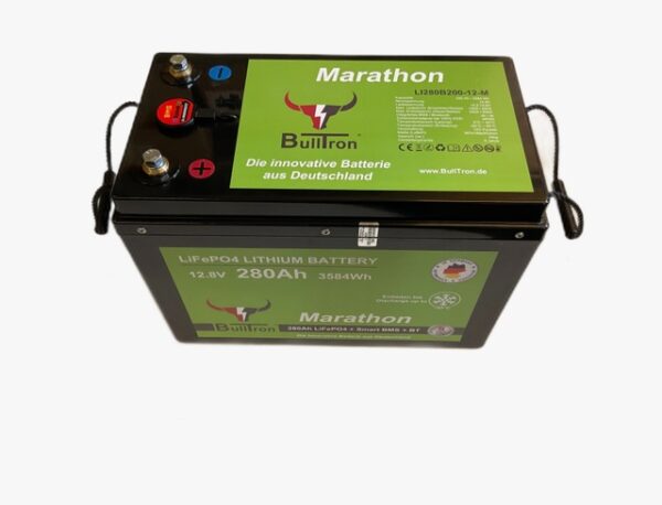 Batterie BullTron Marathon Polar 280 Ah LiFePO4 12,8 V Akku mit Smart BMS, Bluetooth App, akt. Balancer und Heizung – Bild 3