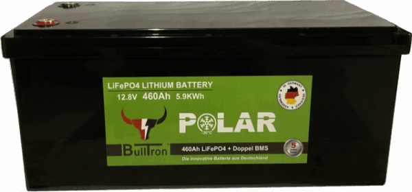 Batterie BullTron Polar 460 Ah LiFePO4 12,8 V Akku mit Doppel-BMS, Bluetooth App, aktiver Balancer und Heizung